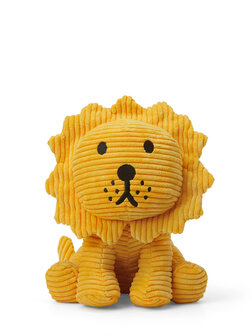lion corduroy cuddly toy yellow 24 cm