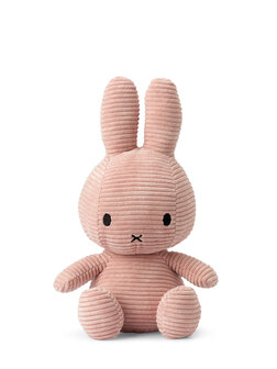 miffy corduroy cuddly toy pink 33 cm
