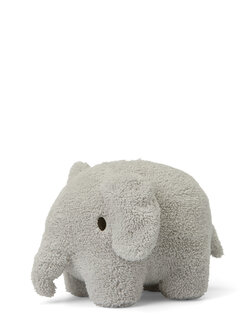 olifant terry grijs 23 cm 