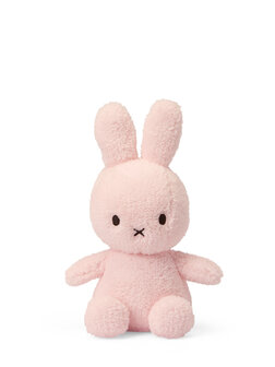 miffy terry cuddly toy light pink 23 cm