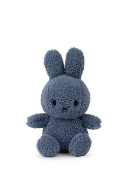 nijntje teddy knuffel blauw 23 cm (100% recycled)