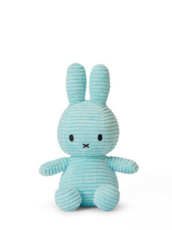 miffy corduroy cuddly toy turquoise 23 cm