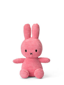 miffy corduroy cuddly toy bubblegum pink 23 cm