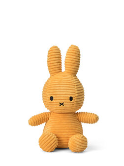 miffy corduroy cuddly toy yellow 23 cm