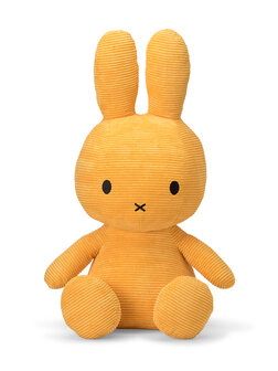 miffy corduroy cuddly toy yellow 70 cm