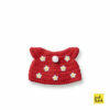 Rode bloemenjurk handmade
