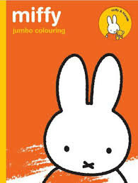 English book miffy jumbo colouring 