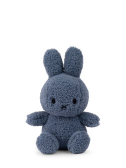 nijntje teddy knuffel blauw 33 cm (100% recycled)
