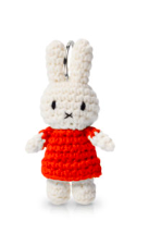 Handmade keychain miffy red