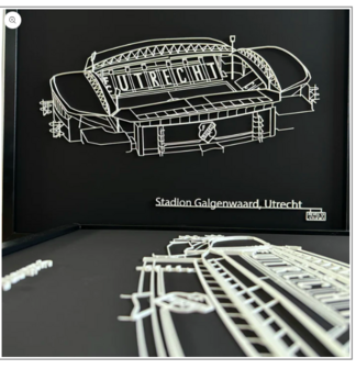 Stadion Galgenwaard - Utrecht 3D print 30/20 studio RECEL&rsquo;D