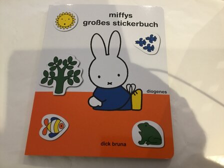 Duits boekje nijntje grote stickerboek 