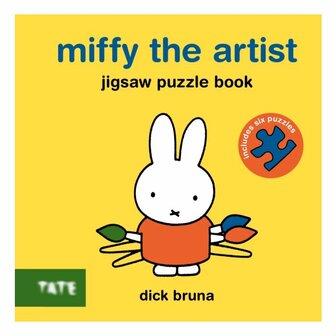 English book Puzzle book miffy the artist