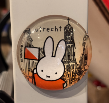 Glassmagnet miffy x Utrecht 