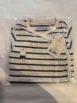 miffy Romper | Blue Striped | 50/56