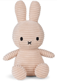 nijntje corduroy knuffel misty rose 23 cm