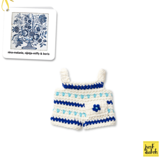 Nieuwe Delfts Blauwe overall handmade 