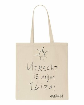 Canvas tas Utrecht is mijn Ibiza Argibald 