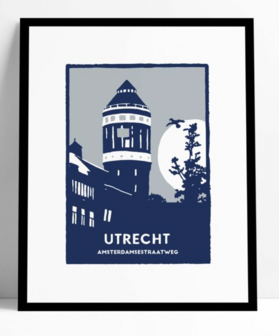 Lucas van Hapert 40/50 zeefdruk Amsterdamsestraatweg (nieuw)