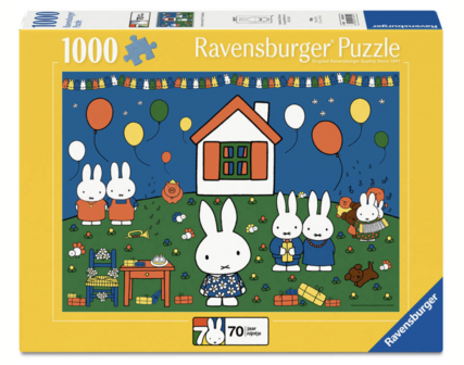 Ravensburger puzzel 70 jaar nijntje &ndash; 1000 stukjes
