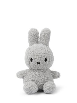 nijntje teddy knuffel - grijs - 23 cm (100% recycled)