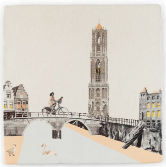 Storytiles Utrecht tegel - 10x10 cm 