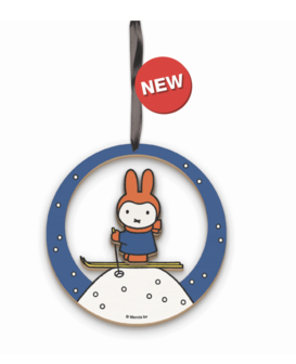 nijntje houten ornament - Winter 