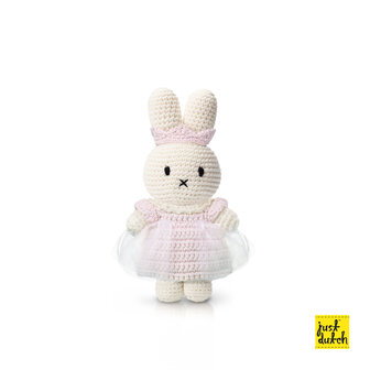 nijntje handmade knuffel - en haar pastel lila prinsessen outfit 