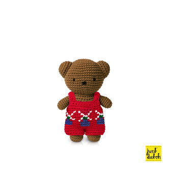 boris handmade knuffel - en zijn windmolen overall 