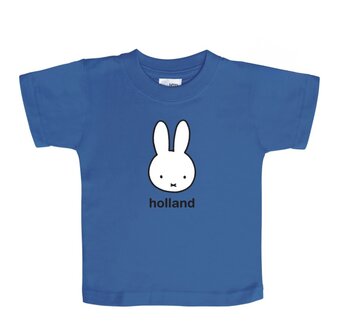 T-shirt nijntje blauw snoet 86