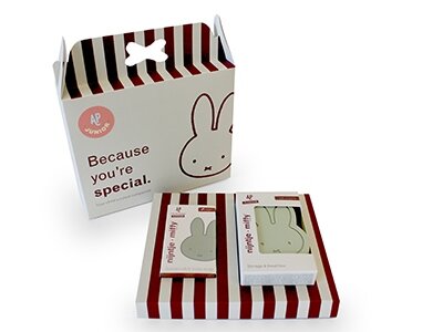 nijntje geschenkset - zeep &amp; opbergdoosje - eucalyptus 