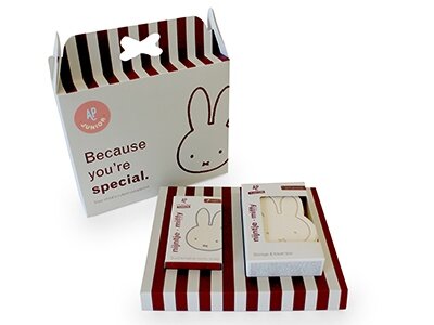 nijntje geschenkset - zeep &amp; opbergdoosje - Zand