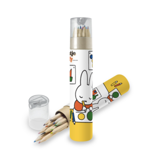Miffy pencil holder + pencil sharpener | Colors
