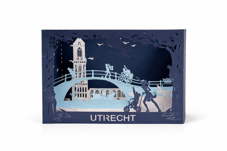 Ananda 3D postcard Utrecht | Blue
