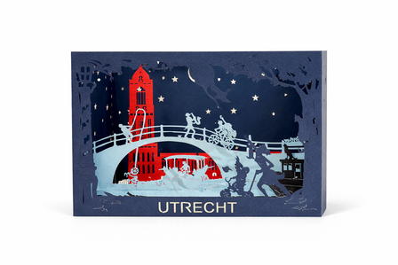 Ananda 3D ansichtkaart Utrecht | Rood