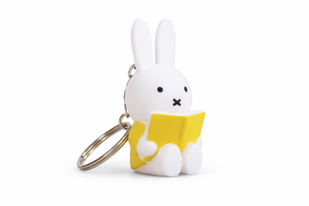 nijntje sleutelhanger 3D leest geel - 6 cm