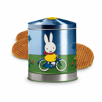 Carrousel muziekblik nijntje op de fiets met stroopwafels 