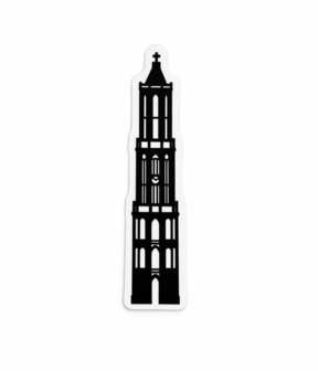 Dom tower sticker black - 10 cm