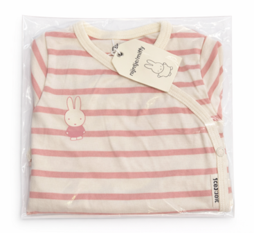 nijntje romper roze gestreept - 62/68