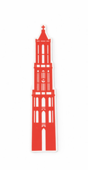 Dom tower sticker red - 30 cm