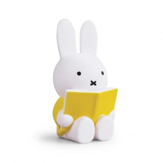 nijntje spaarpot leest geel - 19 cm