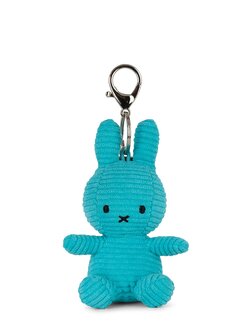 nijntje sleutelhanger corduroy teal - 10 cm