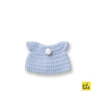 Pastel blauwe jurk handmade