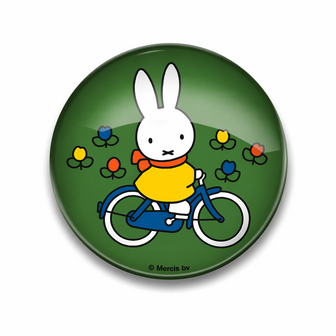 Glasmagneet nijntje fiets