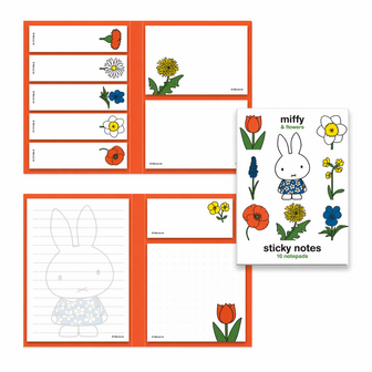 nijntje sticky notes boekje bloemen