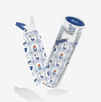 IZY nijntje waterfles - 900ml - Souvenir Blue 