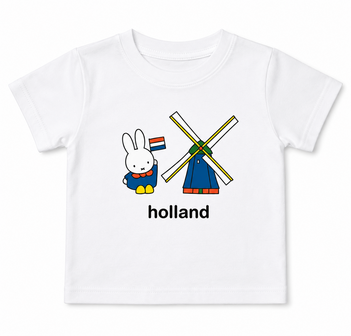 T-shirt nijntje molen wit (kindermaten) 