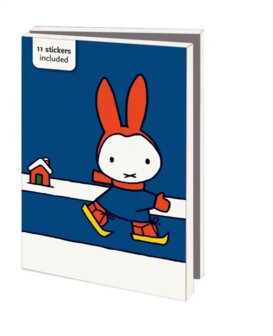 Kaartenmapje met 10 kaarten + envelop winter bij Dick Bruna (inclusief stickers)