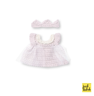 Pastel lila prinsessenoutfit handmade