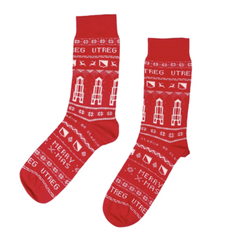 Utregse kerstsokken rood