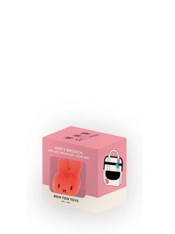 nijntje fuzzy broche Bright Coral in giftbox 
